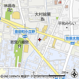 静岡県磐田市小立野6周辺の地図