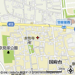静岡県磐田市国府台400周辺の地図