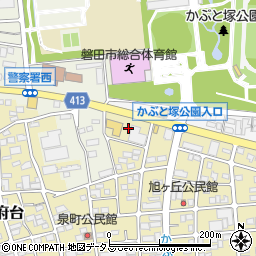 静岡県磐田市国府台68周辺の地図