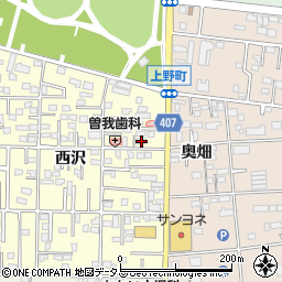 愛知県豊橋市高師町西沢40周辺の地図