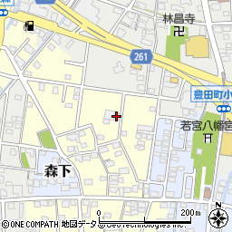 浜松興運周辺の地図
