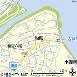 愛知県豊橋市船渡町（船渡）周辺の地図