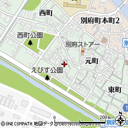 兵庫県加古川市別府町元町135周辺の地図