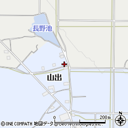 三重県伊賀市山出606-6周辺の地図
