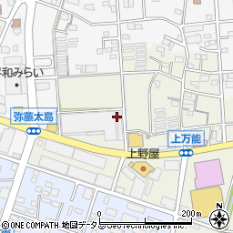 静岡県磐田市上万能503周辺の地図