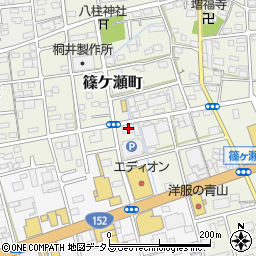 静岡県浜松市中央区篠ケ瀬町1044周辺の地図