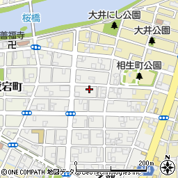 三重県津市相生町323周辺の地図