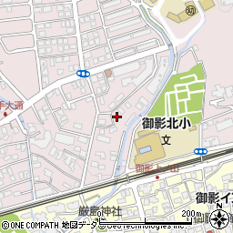 兵庫県神戸市東灘区御影山手2丁目3-1周辺の地図