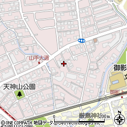 兵庫県神戸市東灘区御影山手2丁目11-17周辺の地図
