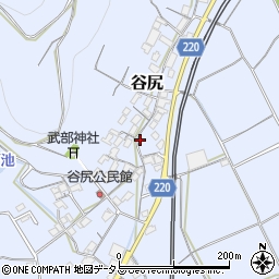 岡山県岡山市東区谷尻周辺の地図