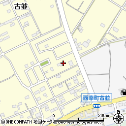 愛知県豊橋市西幸町古並3周辺の地図