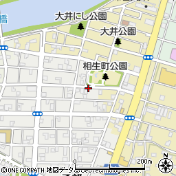 三重県津市相生町周辺の地図