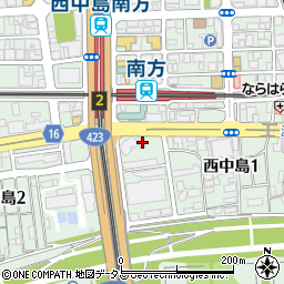 セブンイレブン大阪西中島１丁目店周辺の地図