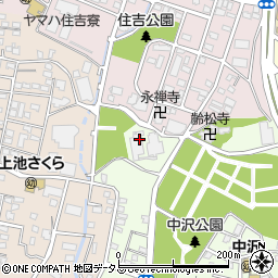 静岡県浜松市中央区中沢町47周辺の地図