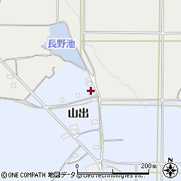 三重県伊賀市山出606周辺の地図