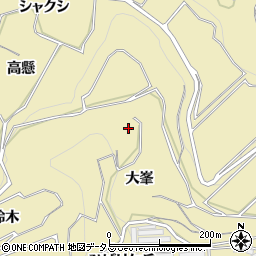 愛知県知多郡南知多町山海ひばりケ丘周辺の地図