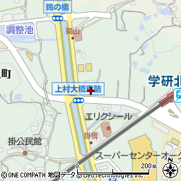 コスモセルフ学研北生駒ＳＳ周辺の地図