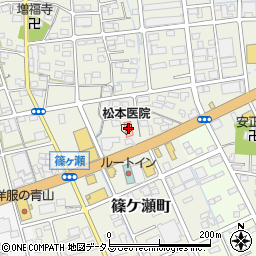 静岡県浜松市中央区篠ケ瀬町1172周辺の地図