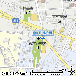 静岡県磐田市小立野269周辺の地図