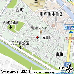 兵庫県加古川市別府町元町61周辺の地図
