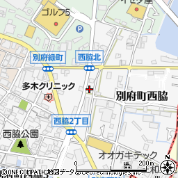 兵庫県加古川市別府町西脇156周辺の地図