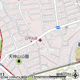 兵庫県神戸市東灘区御影山手2丁目11-9周辺の地図