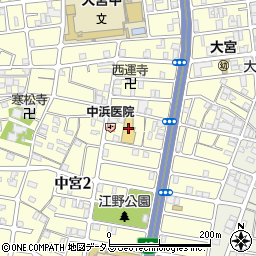 食品館アプロ中宮店周辺の地図
