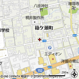 静岡県浜松市中央区篠ケ瀬町940周辺の地図