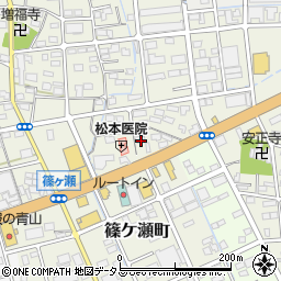 静岡県浜松市中央区篠ケ瀬町1174周辺の地図