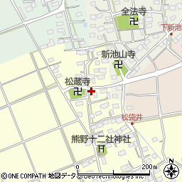 静岡県袋井市松袋井20-1周辺の地図
