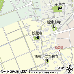 松蔵寺周辺の地図
