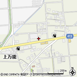 静岡県磐田市上万能172周辺の地図