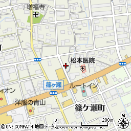 静岡県浜松市中央区篠ケ瀬町1114周辺の地図