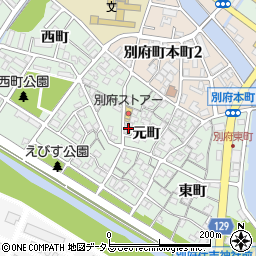 兵庫県加古川市別府町元町58周辺の地図