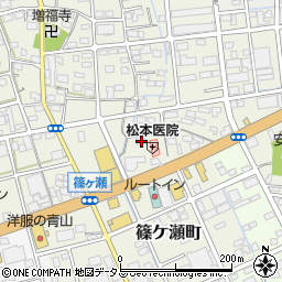 静岡県浜松市中央区篠ケ瀬町1166周辺の地図