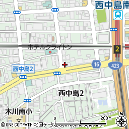 ジャパンフード株式会社　関西営業所周辺の地図