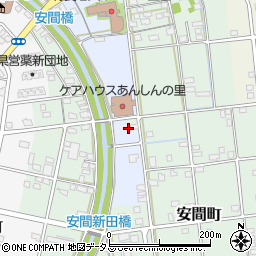 静岡県浜松市中央区安間町124周辺の地図