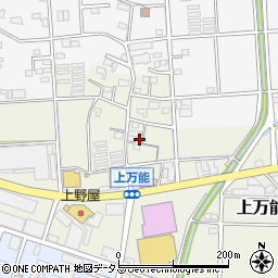 静岡県磐田市上万能426周辺の地図