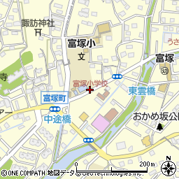 富塚小学校周辺の地図