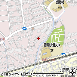 兵庫県神戸市東灘区御影山手2丁目3周辺の地図