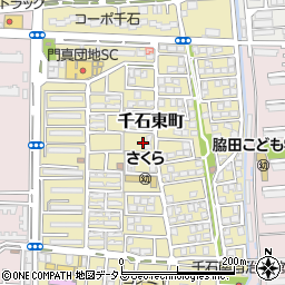 大阪府門真市千石東町9周辺の地図