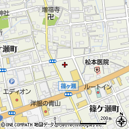 静岡県浜松市中央区篠ケ瀬町1106周辺の地図