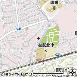 兵庫県神戸市東灘区御影山手2丁目2周辺の地図
