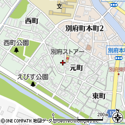 兵庫県加古川市別府町元町64周辺の地図