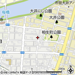 三重県津市相生町307周辺の地図