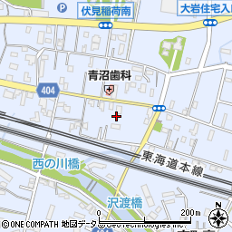 愛知県豊橋市大岩町西郷内29周辺の地図