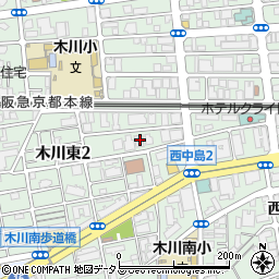 フクダエム・イー工業株式会社　関西支社大阪営業所周辺の地図