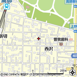 愛知県豊橋市高師町西沢50-3周辺の地図