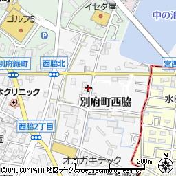 兵庫県加古川市別府町西脇162周辺の地図