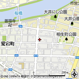 三重県津市相生町293周辺の地図